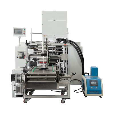 5.5kw エンド 電動駆動フィルム切断回巻き機 アルミホイール印刷用