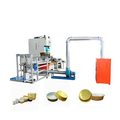 半自動 アルミホイル 食品トレイ コンテナ 製造 機械 240mm スライド ストローク