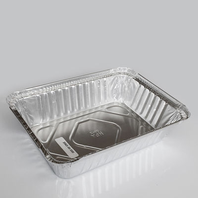 環境に優しいアルミニウムホイル容器 方形食品 持ち出すパン皿