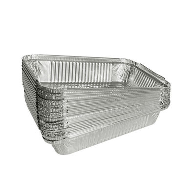 プラスチック型 アルミニウムホイール 1回使用可能な長方形のバーベキュー用ファーストフード 持ち帰り容器