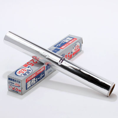 カスタム 8011 柔らかいテンパー キッチン 缶 銀 紙 紙 食品 梱包 アルミ 紙 ロール