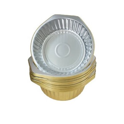 パルプ 鋳造 プロセス 色とりどりのデザインの長方形アルミホイル食品容器