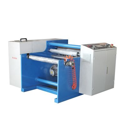 2本駅半自動ストレッチフィルムとチョコレートアルミホイルリワイディングマシン 3kw