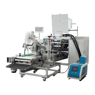 5.5kw エンド 電動駆動フィルム切断回巻き機 アルミホイール印刷用