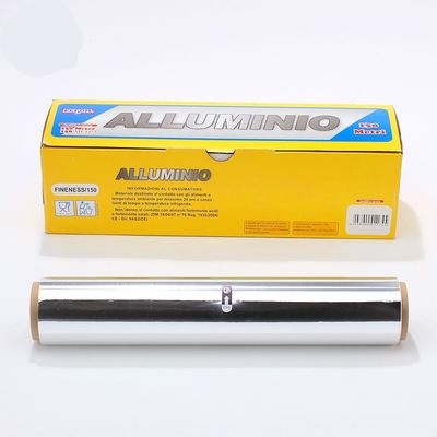 キッチン用製薬用アルミホイールロール 収縮フィルム付き銀層包装