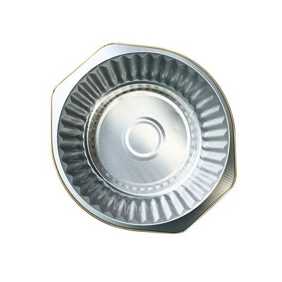 ペットフード 梱包 アルミホイル トルコ トレイ 使い捨てホイル パン 丸いオーブンの容器