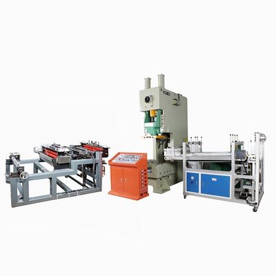 11kw メインモーターパワー アルミホイル容器のための自動気圧パンシングマシン