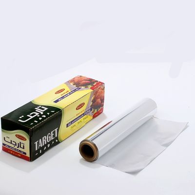 300mm ヘビー デューティ 8011 プリント カラーフル キッチン シルバー アルミニウムホイルロール 包装用