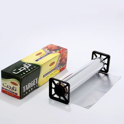 300mm ヘビー デューティ 8011 プリント カラーフル キッチン シルバー アルミニウムホイルロール 包装用