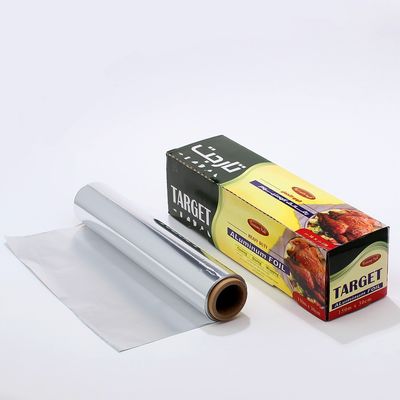 300mm ヘビー デューティ 8011 プリント カラーフル キッチン シルバー アルミニウムホイルロール 包装用