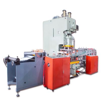11KW メインモーターパワー アルミホイルコンテナの生産のための自動パンシングマシン