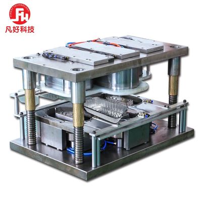 11KW メインモーターパワー アルミホイルコンテナの生産のための自動パンシングマシン