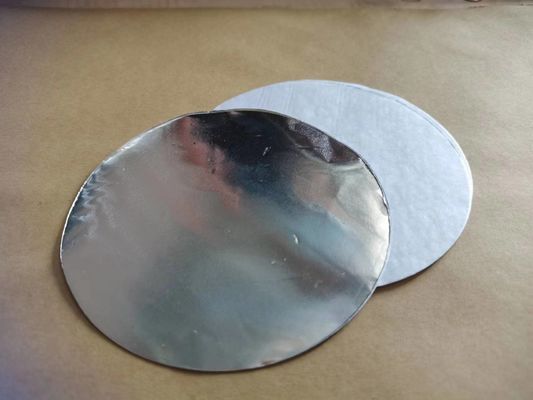 フーカ紙 0.03mm 厚さ 120mm 幅 8011合金と銀の丸いアルミホイル