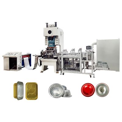 7.5KW メインモーターパワー アルミニウム食品容器製作機械