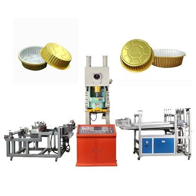 マックス.材料幅 750mm OEM アルミホイル 食品容器 製造工場のための機械