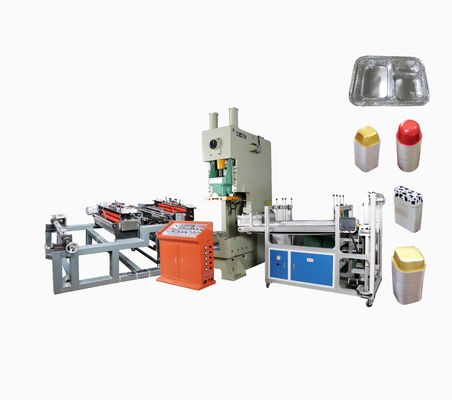 マックス.材料幅 750mm OEM アルミホイル 食品容器 製造工場のための機械