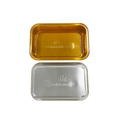 環境に優しい食品容器 航空用一次性アルミ製チンホイールトレイ
