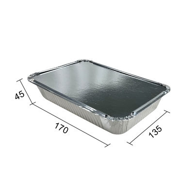 1回使用可能なアルミホイール食品容器 環境に優しい利点のある容器