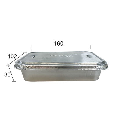 カスタムオーダー 滑らかな壁 アルミホイール 食品包装 容器 焼き皿