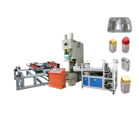 45t/60t/80t アルミホイル 食品容器 鍋 機械的な電源を持つ製造機