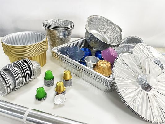 プロセスタイプ パルプ・モールディング オーブン アルミホイルボックス 環境に優しい食品包装