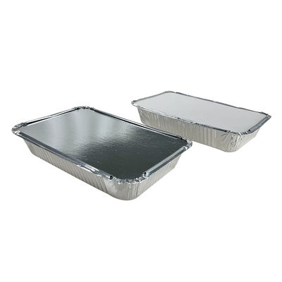 環境に優しい長方形 アルミホイール 食品包装用 持ち帰り容器